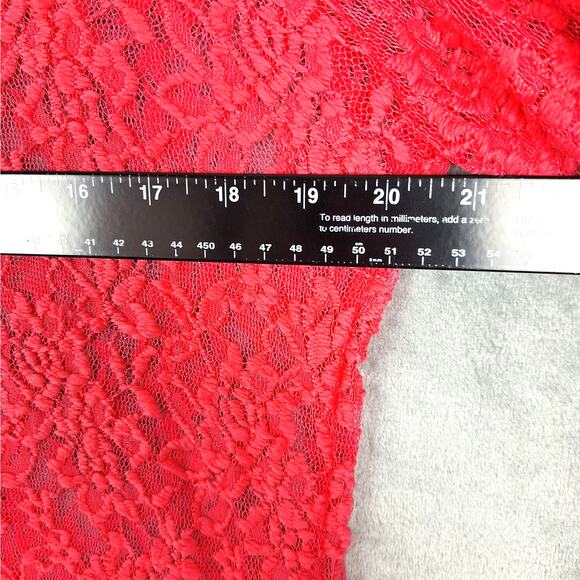 Womens Top 3X Vintage Y2K Floral‎ Lace Romantic Fairy Sheer Boho Coquette NWT - Picture 3 of 6